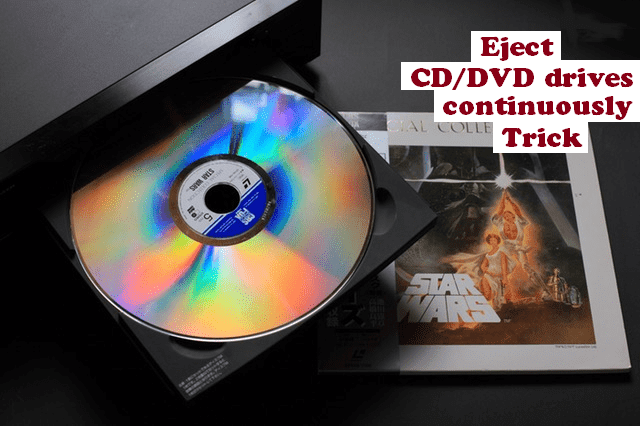 windows eject cd